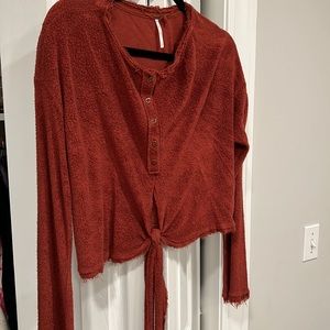 Free People Burnt Orange Top